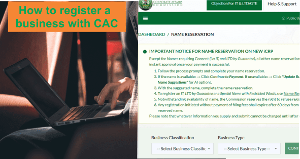 How to register a business with CAC